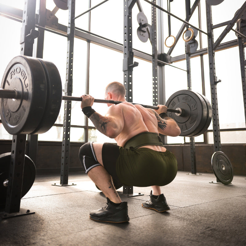 quick locking belt for squats