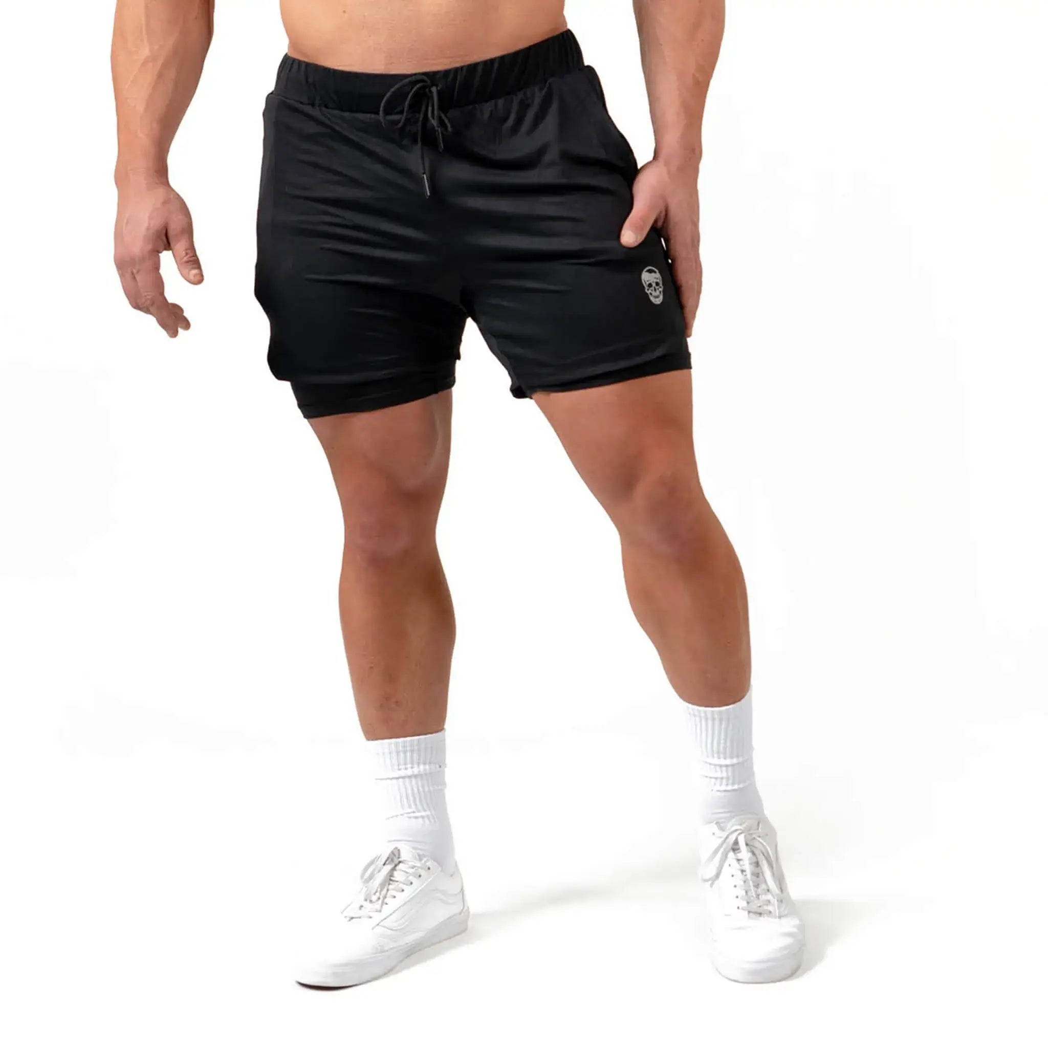 React Training Shorts - Black