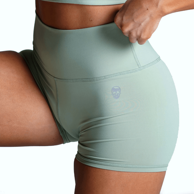 CAUSTIC Women's Hot Pants - 4-Way Stretch Quick Dry Gym Shorts - Golden  Sand, Add-venture India