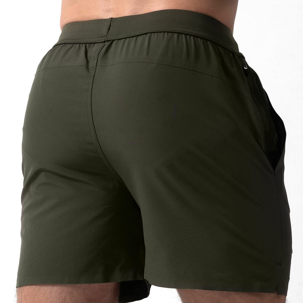 shorts green back