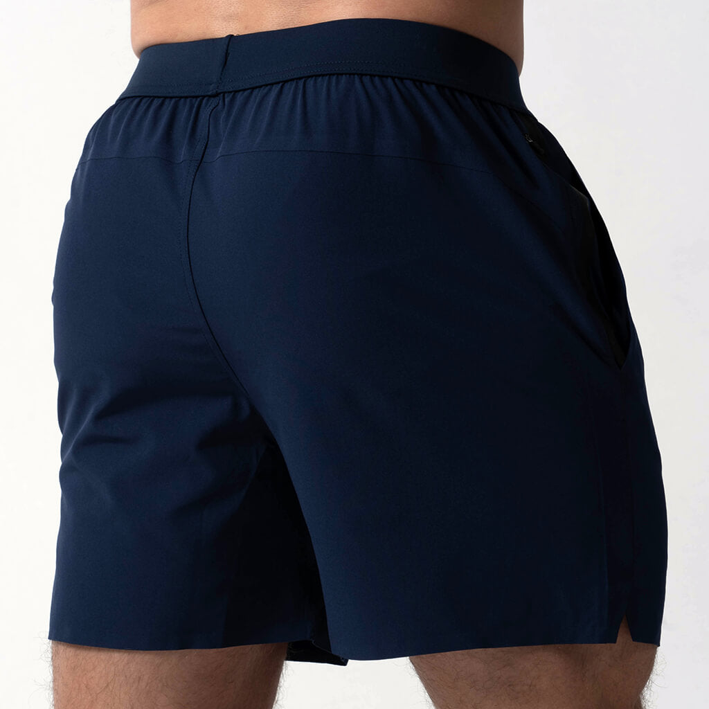 shorts navy back
