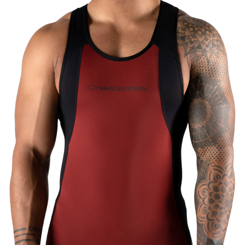 weightlifting singlet red
