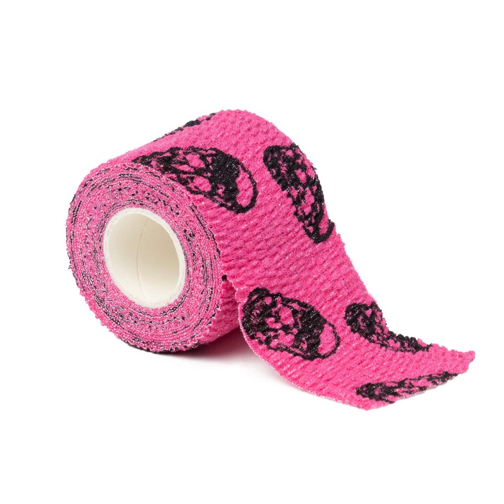 skull tape pink front