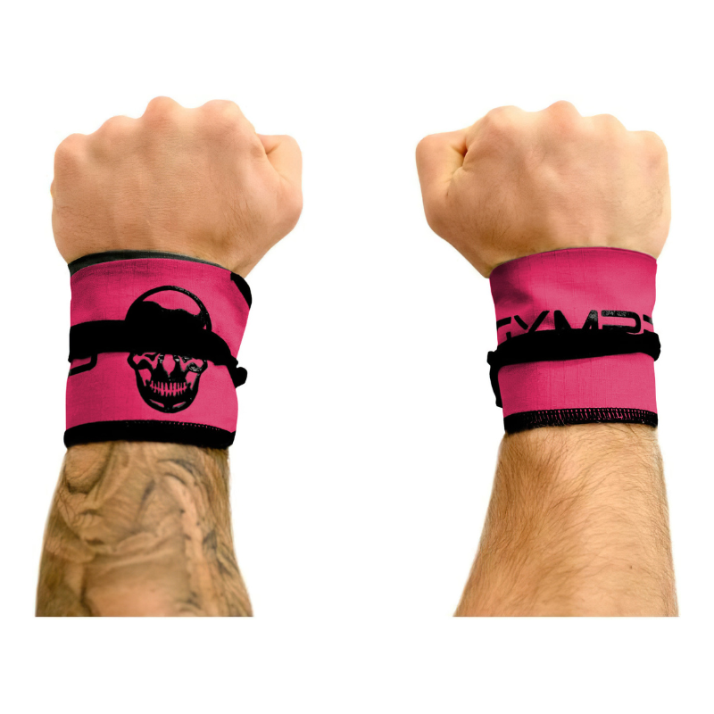 Strength Wrist Wraps - Adjustable Support - Pink