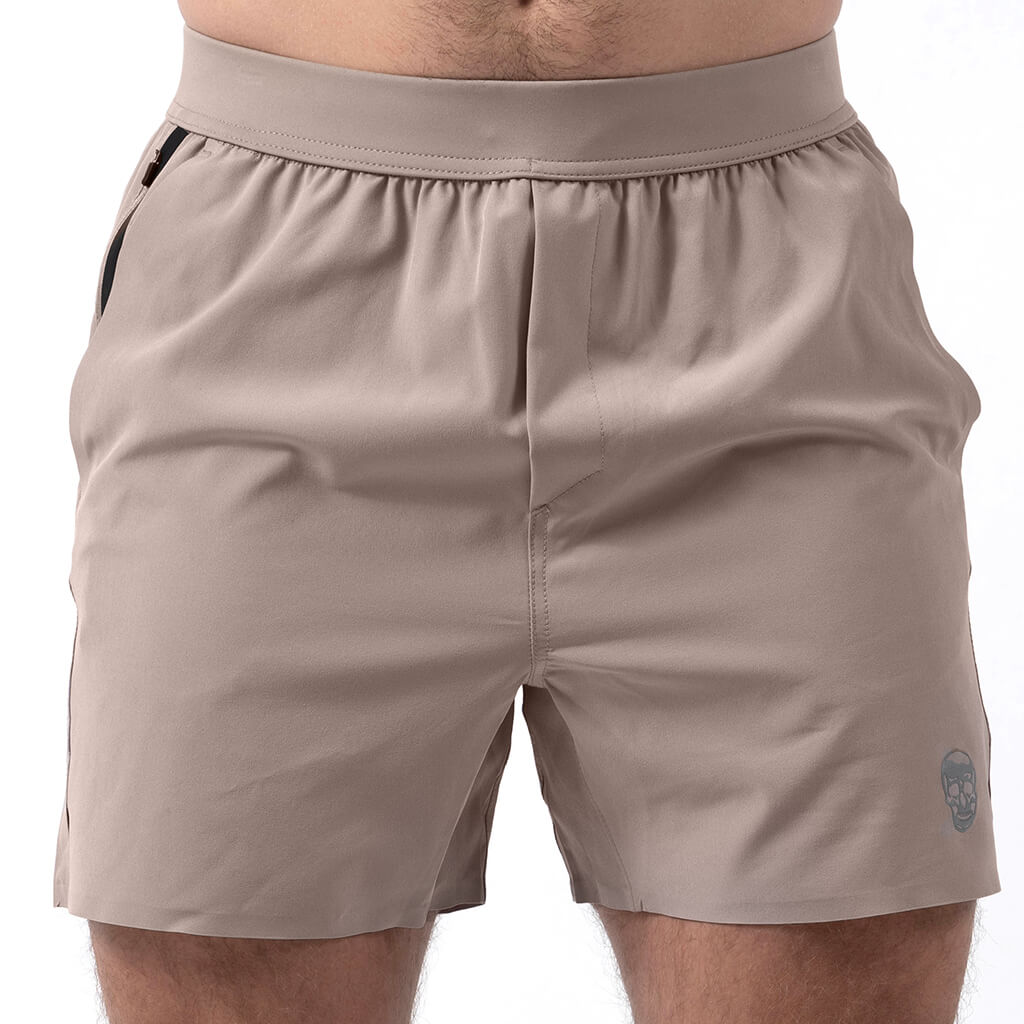 taupe shorts front