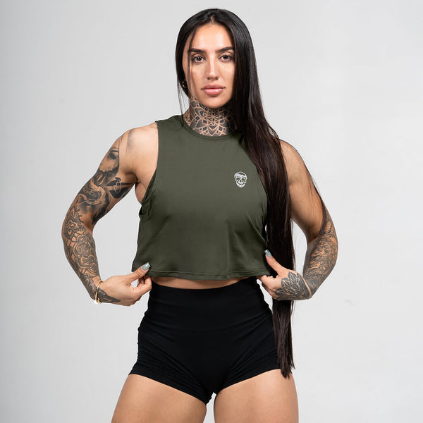 womens-performance-tank-green- womens-performance-tank-green-